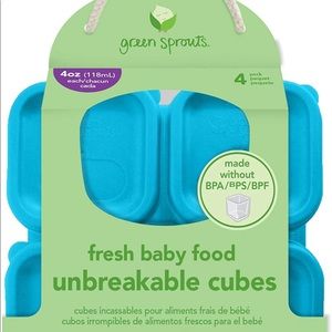 Green sprouts unbreakable baby food cubes